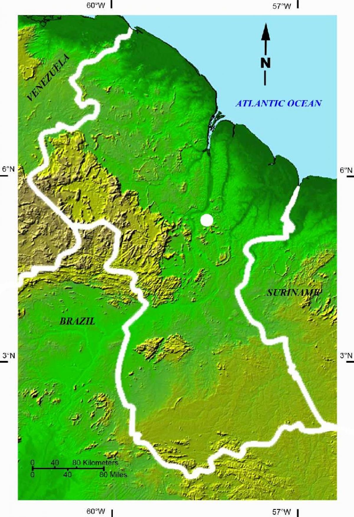 kort af gervitungl kort af Andorra